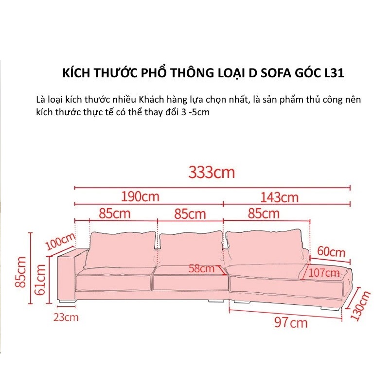 Sofa góc đệm da dáng cong L31 - Ảnh 2